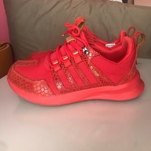 Adidas red reptile sl loop
